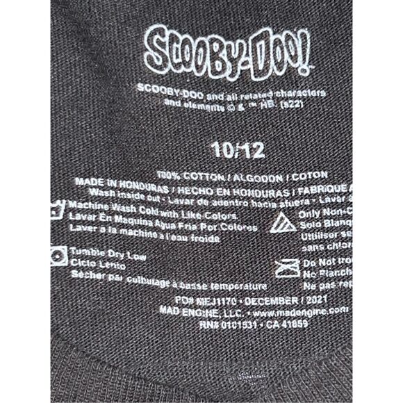 Kids Scooby-Doo Halloween Retro Mystery Inc Character Line Up T-Shirt Size 10/12 - Picture 2 of 3